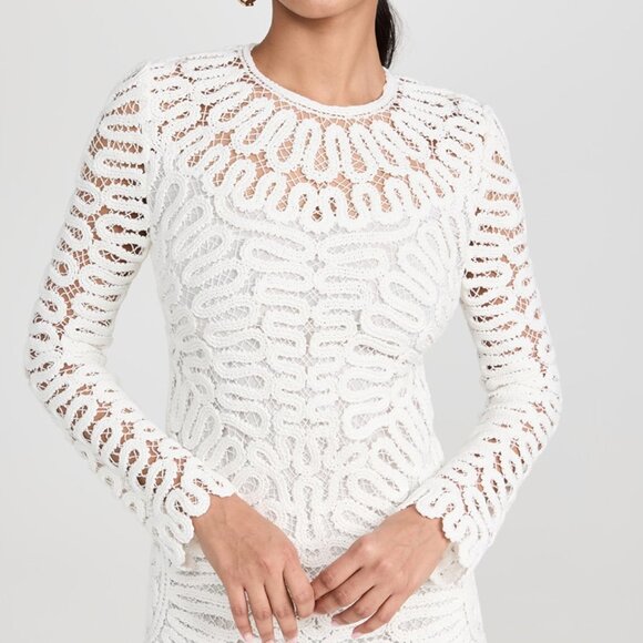 Jonathan Simkhai Mccall Cage Crochet Dress - Picture 1 of 5